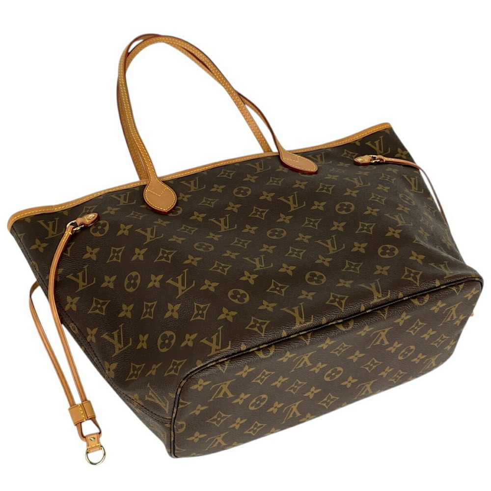 Louis Vuitton Neverfull Shoulder Bag Shopping Tote Monogram Brown - Picture 2 of 10